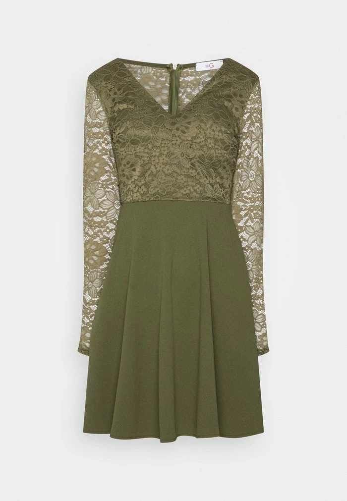 MICHELLE SKATER - Cocktail dress / Party dress - olive green WAL G. MICHELLE SKATER - Cocktail Dress / Party Dress - Olive Green -WAL G. Sales Store 747906310d5b45f699202065e00cc8cc