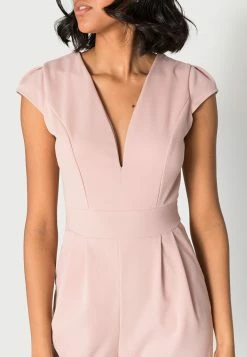 WAL G. SHORT SLEEVE V NECK - Jumpsuit - Blush Pink 4 WAL G. SHORT SLEEVE V NECK - Jumpsuit - Blush Pink -WAL G. Sales Store 76db11d8a40c42f8884564e767b4717a