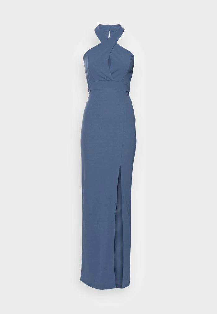 WGXZL WEDDING - SCARLETT CUT OUT MAXI DRESS - Occasion wear - denim blue WAL G. WGXZL WEDDING - SCARLETT CUT OUT MAXI DRESS - Occasion Wear - Denim Blue -WAL G. Sales Store 79221c5eb5884861aa1169406e7ec23c