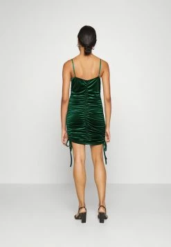 WAL G. ALLY ROUCHED MINI DRESS - Cocktail Dress / Party Dress - Emerald Green -WAL G. Sales Store 7ad46d1dfbf041139621d9f62325bfac