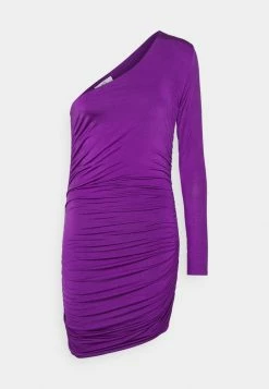 WAL G. FLORA ONE SLEEVE DRESS - Cocktail Dress / Party Dress - Purple -WAL G. Sales Store 7b0514e440b144a1b8f3ef80b6db7a41