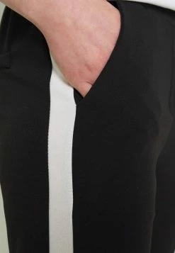 WAL G. STRIPE TROUSERS - Trousers - Black/white -WAL G. Sales Store 7b42650f38cc4b498ec3d35b93feca23