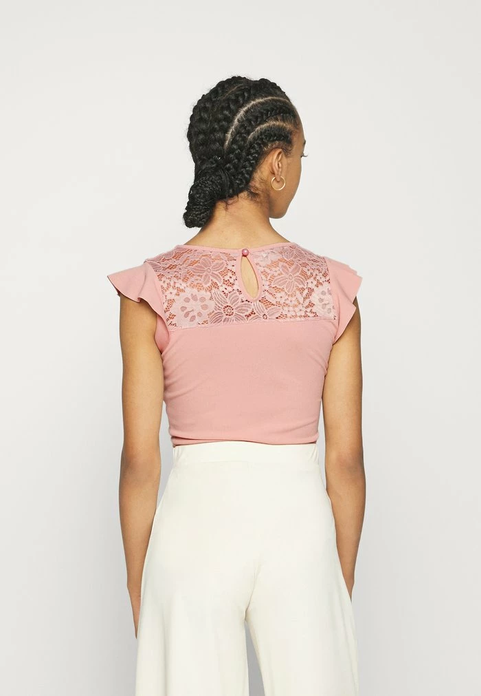 WGXZL WEDDING - JOY FRILL SLEEVE BODY SUIT - Print T-shirt - blush pink WAL G. WGXZL WEDDING - JOY FRILL SLEEVE BODY SUIT - Print T-shirt - Blush Pink -WAL G. Sales Store 7b59de138d8e425089ce43f32fa6d964