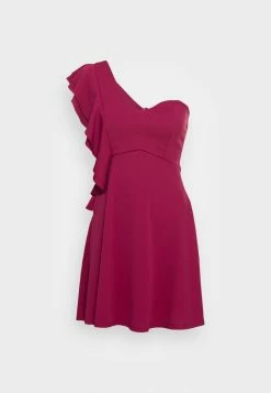 WAL G. ONE SHOULDER SKATER DRESS - Jersey Dress - Magenta -WAL G. Sales Store 7bd891668d474d38a22af69d4ef02fb0