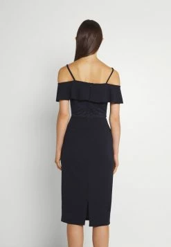 WAL G. EMAAN MIDI DRESS - Jersey Dress - Navy Blue -WAL G. Sales Store 7e16ab23d7fd49888b930b5c64b5fbe6