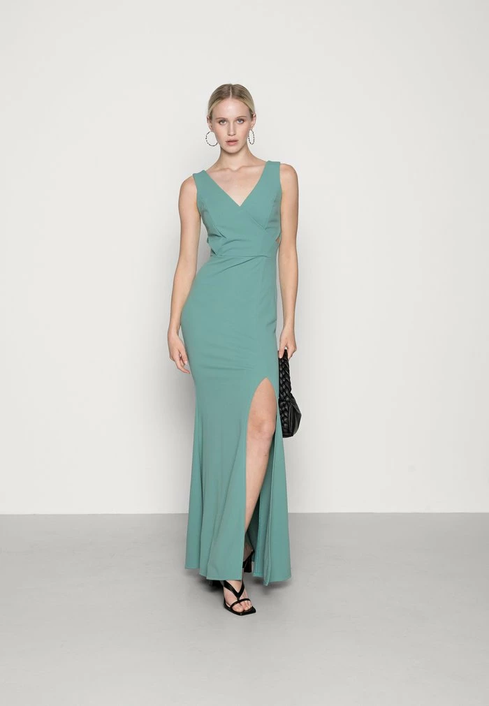 KATY CUT OUT MAXI DRESS - Occasion wear - sage green WAL G. KATY CUT OUT MAXI DRESS - Occasion Wear - Sage Green -WAL G. Sales Store 7e2f3dc2556849599878d6b7af693986