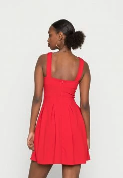 WAL G. V NECK SKATER - Cocktail Dress / Party Dress - Red -WAL G. Sales Store 7ebb4cb8c7aa4b7f8dc64bcc553cd974