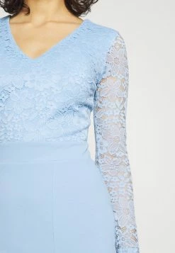 WAL G. MENA LACE MIDI DRESS - Jersey Dress - Powder Blue -WAL G. Sales Store 810a3a3509604ee3a1e3b5b650232042