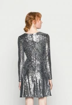 WAL G. QAIRA SEQUIN SKATER DRESS - Cocktail Dress / Party Dress - Dark Grey -WAL G. Sales Store 824f6a5ef5da4d77a7afd53f45491217
