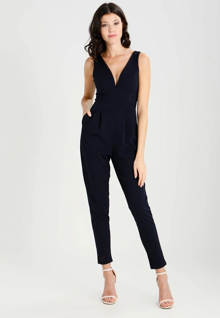 V NECK - Jumpsuit - navy WAL G. V NECK - Jumpsuit - Navy -WAL G. Sales Store 8503f5db3ecb4caa8fb945bf65e213cd
