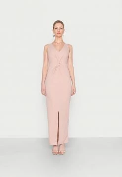 WAL G. TRACY WRAP KNOT DRESS - Occasion Wear - Blush Pink