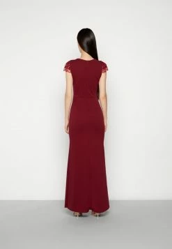 WAL G. SAMMY MAXI DRESS - Jersey Dress - Berry Wine -WAL G. Sales Store 88a5779540e6425fbadf671bdaa22edc