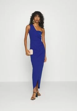 WAL G. FIONN ONE SHOULDER DRESS - Occasion Wear - Electric Blue -WAL G. Sales Store 89057f9c6af54dbdb892fa570e739717