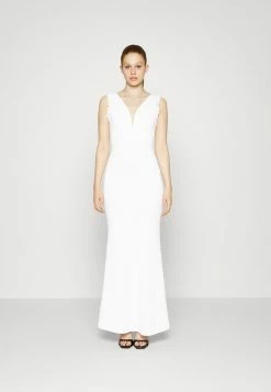 WAL G. WGXZL WEDDING - HENNY V NECK MAXI DRESS - Occasion Wear - White