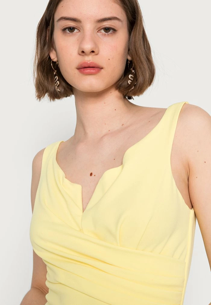KIA OFF THE SHOULDER MAXI DRESS - Occasion wear - baby yellow WAL G. KIA OFF THE SHOULDER MAXI DRESS - Occasion Wear - Baby Yellow -WAL G. Sales Store 89ae03892c1141319b12bf5b97be0952