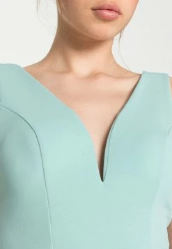 WAL G. PLEATED FIT AND FLARE - Cocktail Dress / Party Dress - Mint 4 WAL G. PLEATED FIT AND FLARE - Cocktail Dress / Party Dress - Mint -WAL G. Sales Store 8a6b3703faea499a824410c9ffc71b1a