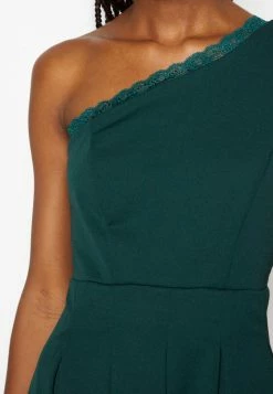 WAL G. JANINE SKATER DRESS - Jersey Dress - Forest Green -WAL G. Sales Store 8b02d216a269466e9e69c61dea7346b0