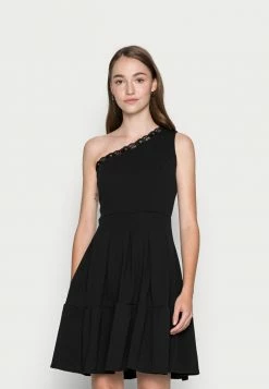 WAL G. JANINE SKATER DRESS - Jersey Dress - Black