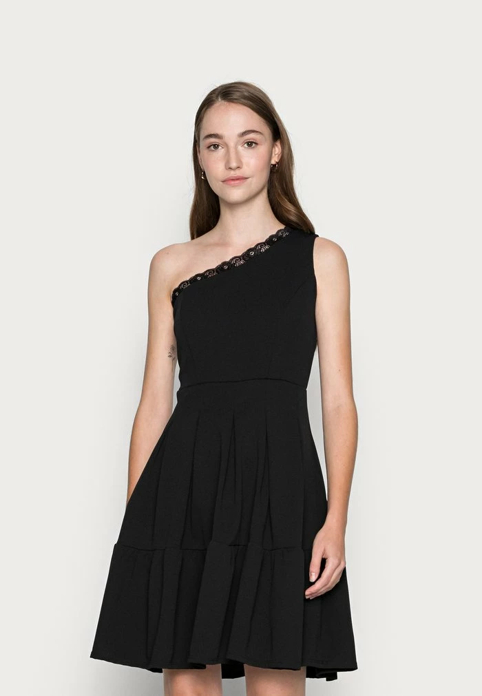 JANINE SKATER DRESS - Jersey dress - black WAL G. JANINE SKATER DRESS - Jersey Dress - Black -WAL G. Sales Store 8b10d04d2716467885221bbc9a87495c