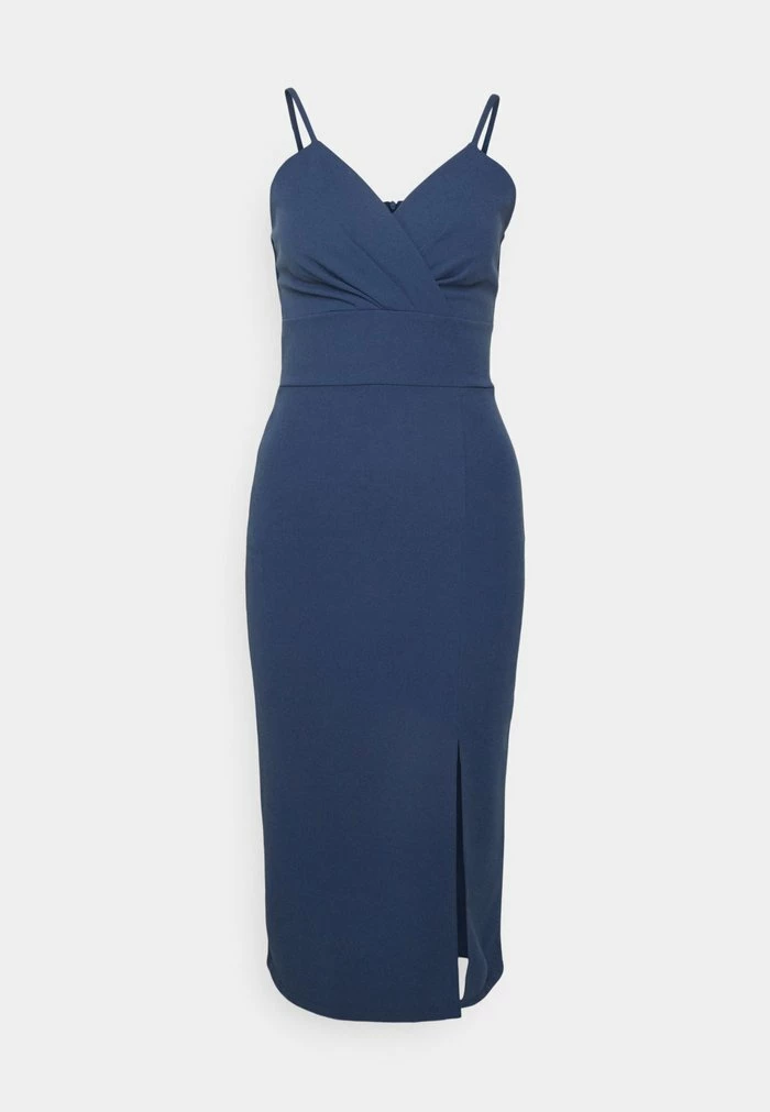 SHERRIE MIDI DRESS - Cocktail dress / Party dress - denim blue WAL G. SHERRIE MIDI DRESS - Cocktail Dress / Party Dress - Denim Blue -WAL G. Sales Store 8b4274b891d44ef0930043d5db419997