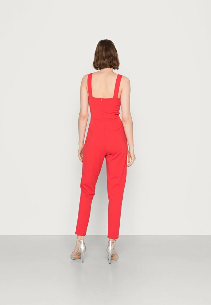 V NECK - Jumpsuit - coral WAL G. V NECK - Jumpsuit - Coral -WAL G. Sales Store 8c138c3765394d9c8ed4dee003fe5e88