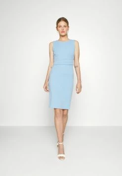 WAL G. WGXZL WEDDING - CLASSIC FRONT BAND MIDI DRESS - Cocktail Dress / Party Dress - Cornflower Blue -WAL G. Sales Store 8d0f7a1ce93f4c70916915acfc13d518