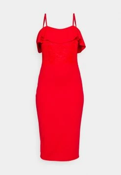WAL G. EMAAN MIDI DRESS - Jersey Dress - Red -WAL G. Sales Store 8dcb1ad3bbd84aea9618d8b6433ccd9c