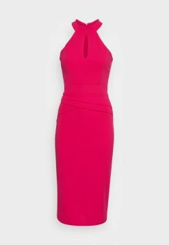 WAL G. STACE HALTER NECK MIDI DRESS - Cocktail Dress / Party Dress - Dark Fushia 3 WAL G. STACE HALTER NECK MIDI DRESS - Cocktail Dress / Party Dress - Dark Fushia -WAL G. Sales Store 8eb202223f2a463487d46eb8b26f0e17
