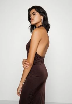 WAL G. MATTY CUT OUT MAXI DRESS - Cocktail Dress / Party Dress - Dark Brown -WAL G. Sales Store 8f4f76134f5241ab834c74e175ac40d6