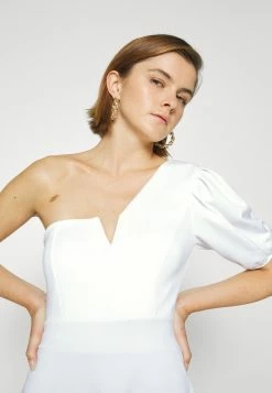 WAL G. ZALORA ONE SLEEVE SKATER DRESS - Jersey Dress - White -WAL G. Sales Store 9053ac95ea3c4fbc8b061e3f10ed25e1