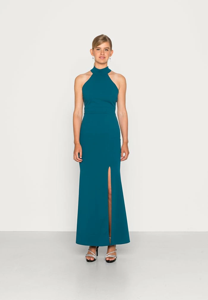 SARA HALTER NECK MAXI DRESS - Occasion wear - dark teal blue WAL G. SARA HALTER NECK MAXI DRESS - Occasion Wear - Dark Teal Blue -WAL G. Sales Store 907c10f115e740cc8b7909e7fd424bb1
