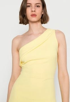 WAL G. DAKOTA ONE SHOULDER FRILL DRESS - Occasion Wear - Baby Yellow -WAL G. Sales Store 90bb095681a44234a5639222cdbde881