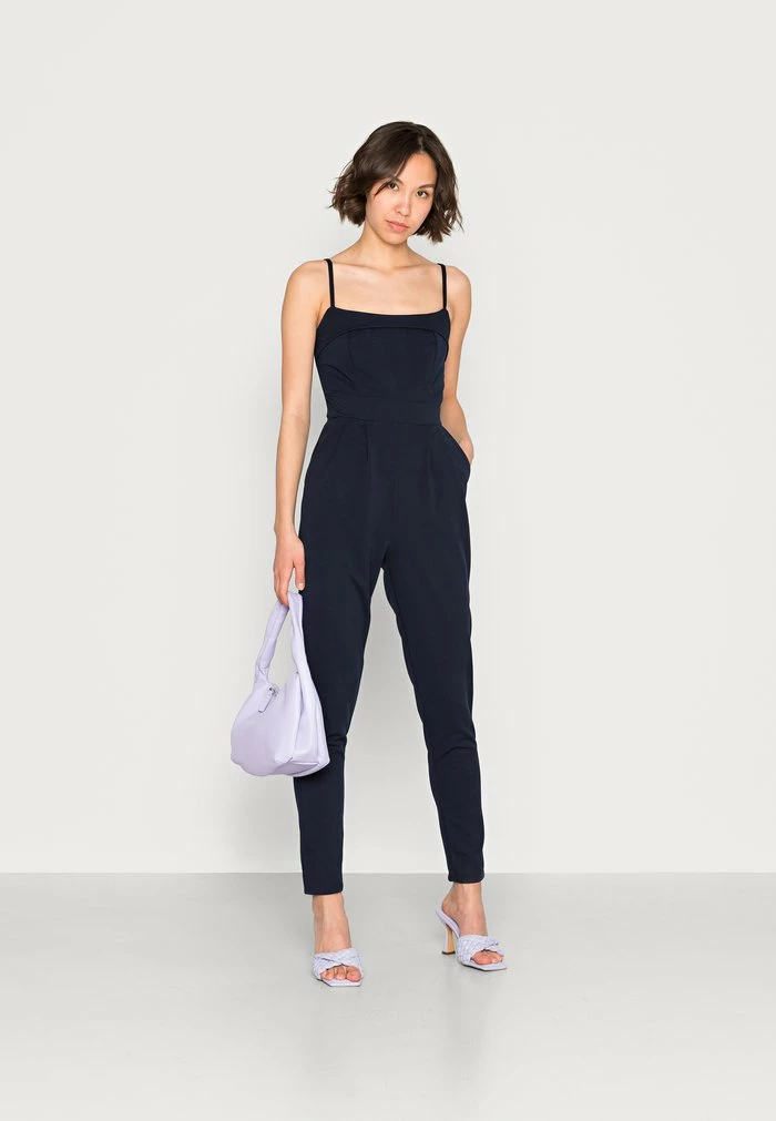 XINA STRAPPY - Jumpsuit - navy blue WAL G. XINA STRAPPY - Jumpsuit - Navy Blue -WAL G. Sales Store 91ea297624e246aa9e284abd3d4a8869