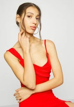 WAL G. VERA STRAP MIDI DRESS - Jersey Dress - Red -WAL G. Sales Store 92e601b4edfd4833801c274875f006fc