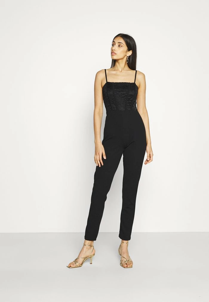 SHAHEEN LACE - Jumpsuit - black WAL G. SHAHEEN LACE - Jumpsuit - Black -WAL G. Sales Store 95794b7fc70f49b7b2e95702a1ac3e2d