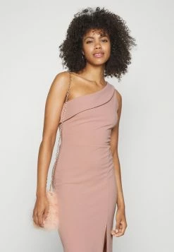 WAL G. DAKOTA ONE SHOULDER FRILL MIDI DRESS - Cocktail Dress / Party Dress - Blush Pink 3 WAL G. DAKOTA ONE SHOULDER FRILL MIDI DRESS - Cocktail Dress / Party Dress - Blush Pink -WAL G. Sales Store 95d1377a914a462cb9e3ff11817cbf33