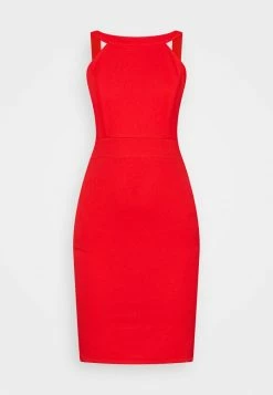 WAL G. MARY ROUND NECK MIDI DRESS - Day Dress - Red -WAL G. Sales Store 966058493abb48d1aa13a31dcfbfaef6