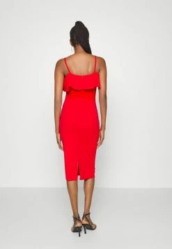 WAL G. EMAAN MIDI DRESS - Jersey Dress - Red -WAL G. Sales Store 96ecbe51264647e9bf8823ac33a70afd