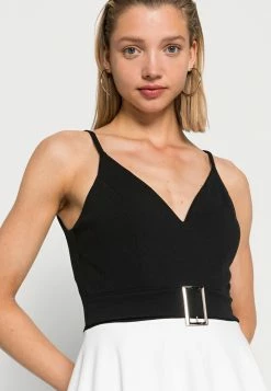WAL G. TALULLABELTED SKATER DRESS - Cocktail Dress / Party Dress - Black/white 4 WAL G. TALULLABELTED SKATER DRESS - Cocktail Dress / Party Dress - Black/white -WAL G. Sales Store 974da3cf4b07436891610da226460b12