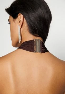 WAL G. MATTY CUT OUT MAXI DRESS - Cocktail Dress / Party Dress - Dark Brown -WAL G. Sales Store 99963d5fd4714577b96302d0d9f57709