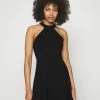 WAL G. BALI HALTER NECK SKATER DRESS - Jersey Dress - Black