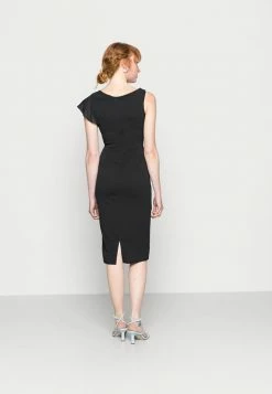 WAL G. SAGAR CHIFFON SLEEVE MIDI DRESS - Cocktail Dress / Party Dress - Black -WAL G. Sales Store 9ad8240a24c5424ebae0c15ab7735889