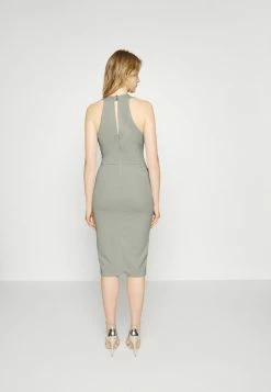 WAL G. ANDY MIDI DRESS - Cocktail Dress / Party Dress - Pearl Grey -WAL G. Sales Store 9b1523a88c4f4b4c87b20343f4c2d84a