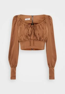 WAL G. MIA LONG SLEEVE - Blouse - Brown 4 WAL G. MIA LONG SLEEVE - Blouse - Brown -WAL G. Sales Store 9c9552f488d44b2288f07ef936663d53