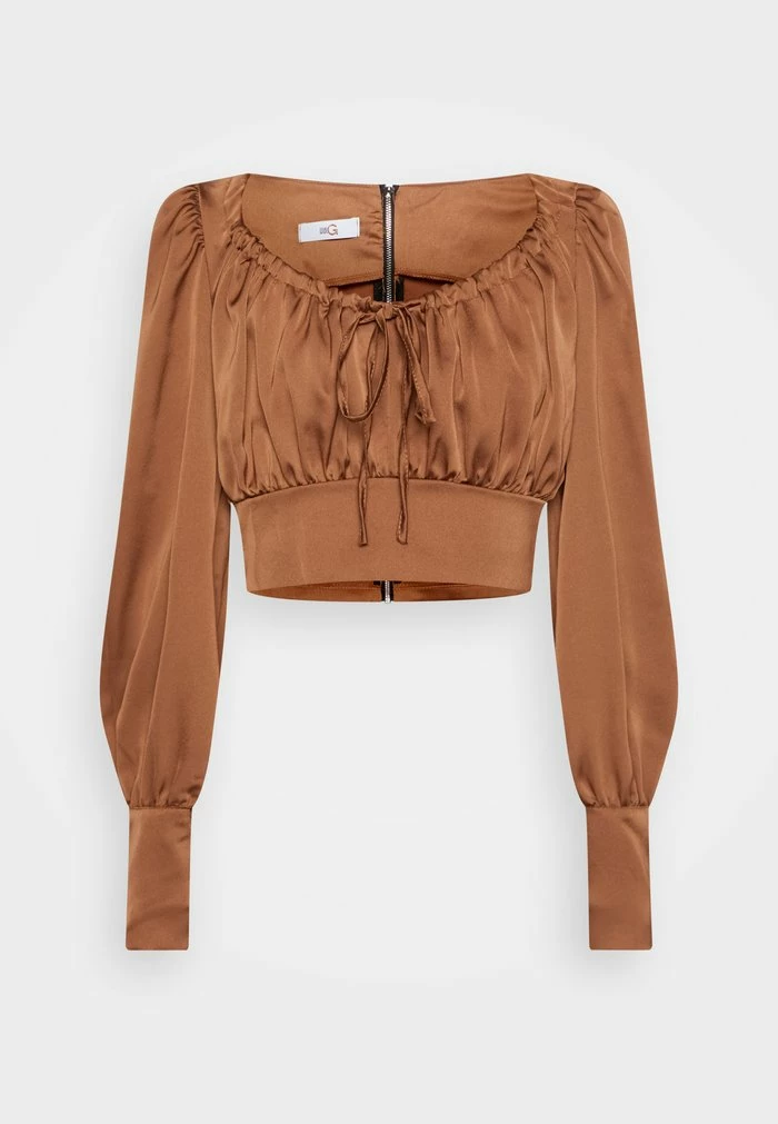 MIA LONG SLEEVE - Blouse - brown WAL G. MIA LONG SLEEVE - Blouse - Brown -WAL G. Sales Store 9c9552f488d44b2288f07ef936663d53