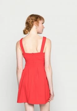 WAL G. PLEATED SEQUIN SKATER DRESS - Cocktail Dress / Party Dress - Red -WAL G. Sales Store 9ef805fab77241f281772ccac47e1d56