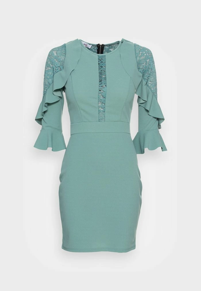 MARLEE FRILL DRESS - Cocktail dress / Party dress - sage green WAL G. MARLEE FRILL DRESS - Cocktail Dress / Party Dress - Sage Green -WAL G. Sales Store a0e268e00fe5419d8f27ca3a834bc2ee