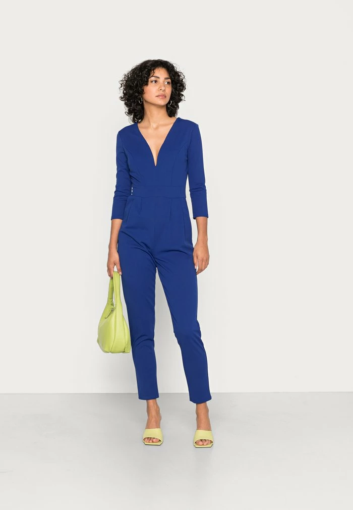 LONG SLEEVE - Jumpsuit - electric blue WAL G. LONG SLEEVE - Jumpsuit - Electric Blue -WAL G. Sales Store a138a0443e4e490cbb254fc72fa9fce0