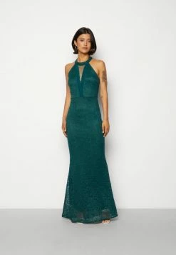 WAL G. HIGH NECK MAXI - Occasion Wear - Forest Green