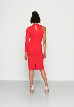 WAL G. LULUONE SLEEVE MIDI DRESS - Shift Dress - Red 2 WAL G. LULUONE SLEEVE MIDI DRESS - Shift Dress - Red -WAL G. Sales Store a48ab190fb01463d81c53f3989ea89b8
